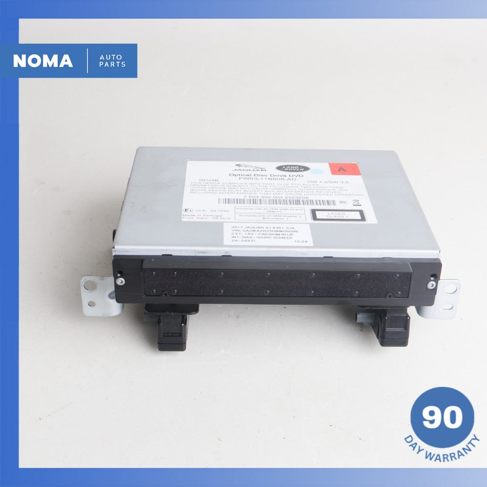 2017 Jaguar X351 XJL CD/DVD Disc Drive Player Unit FW9311B608AD OEM