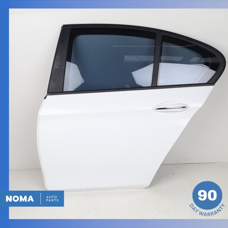11-16 BMW F10 550i 528i 535i Rear Left Driver Side Door Shell Panel White OEM
