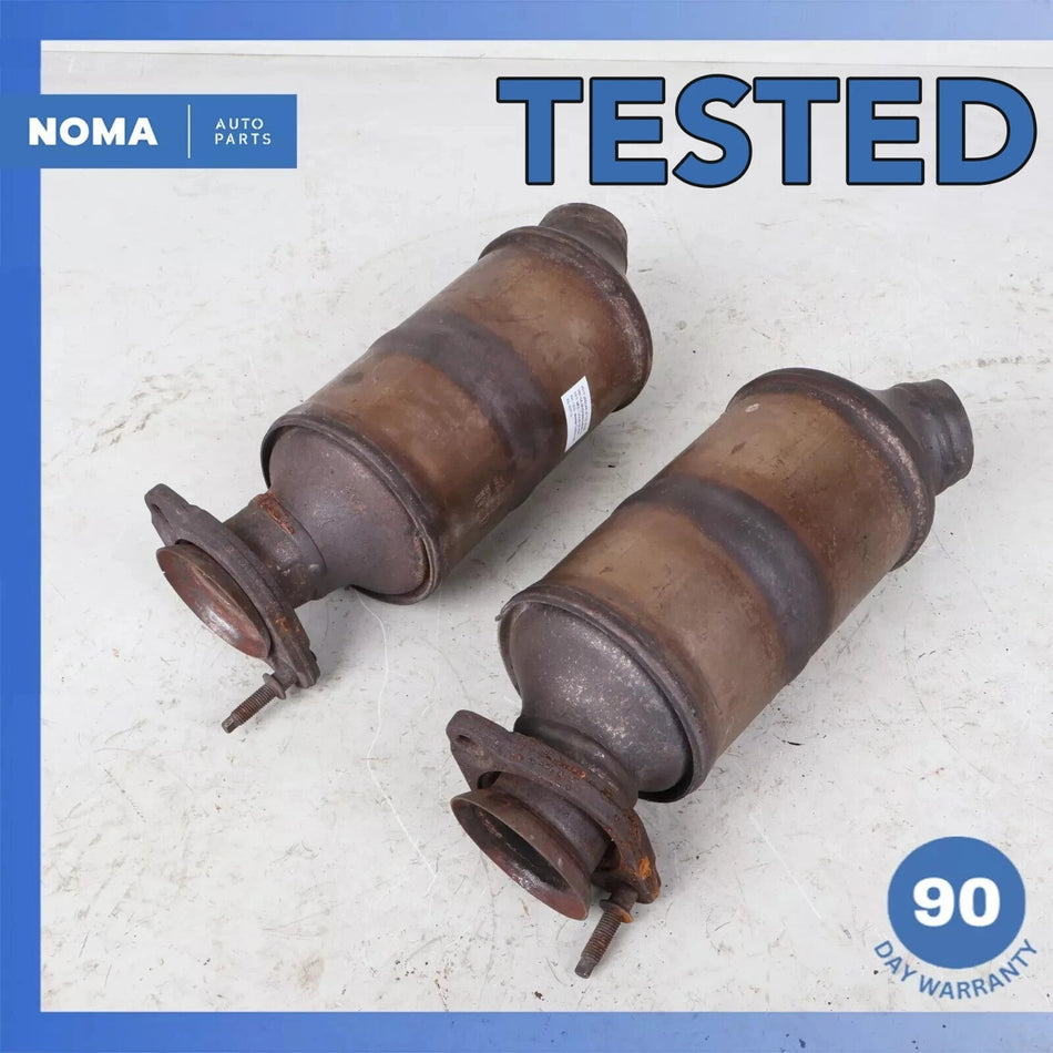 10-12 Jaguar X250 XF 5.0L Left & Right Side Exhaust Downpipe Set 9X235E212BD OEM