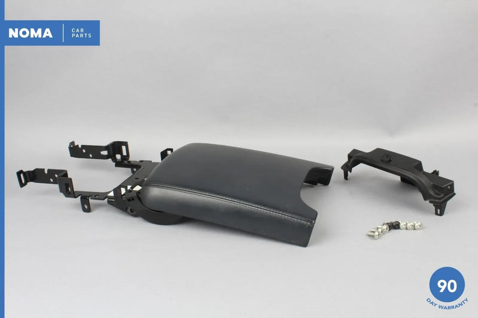 10-19 Jaguar X351 XJ XJR Center Console Armrest Lid Trim w/ Bracket Black OEM