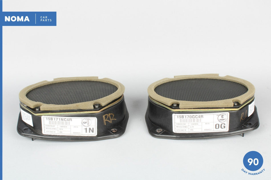 03-08 Jaguar X204 S-Type Front Left Right Radio Audio Sound Speaker Set of 2 OEM