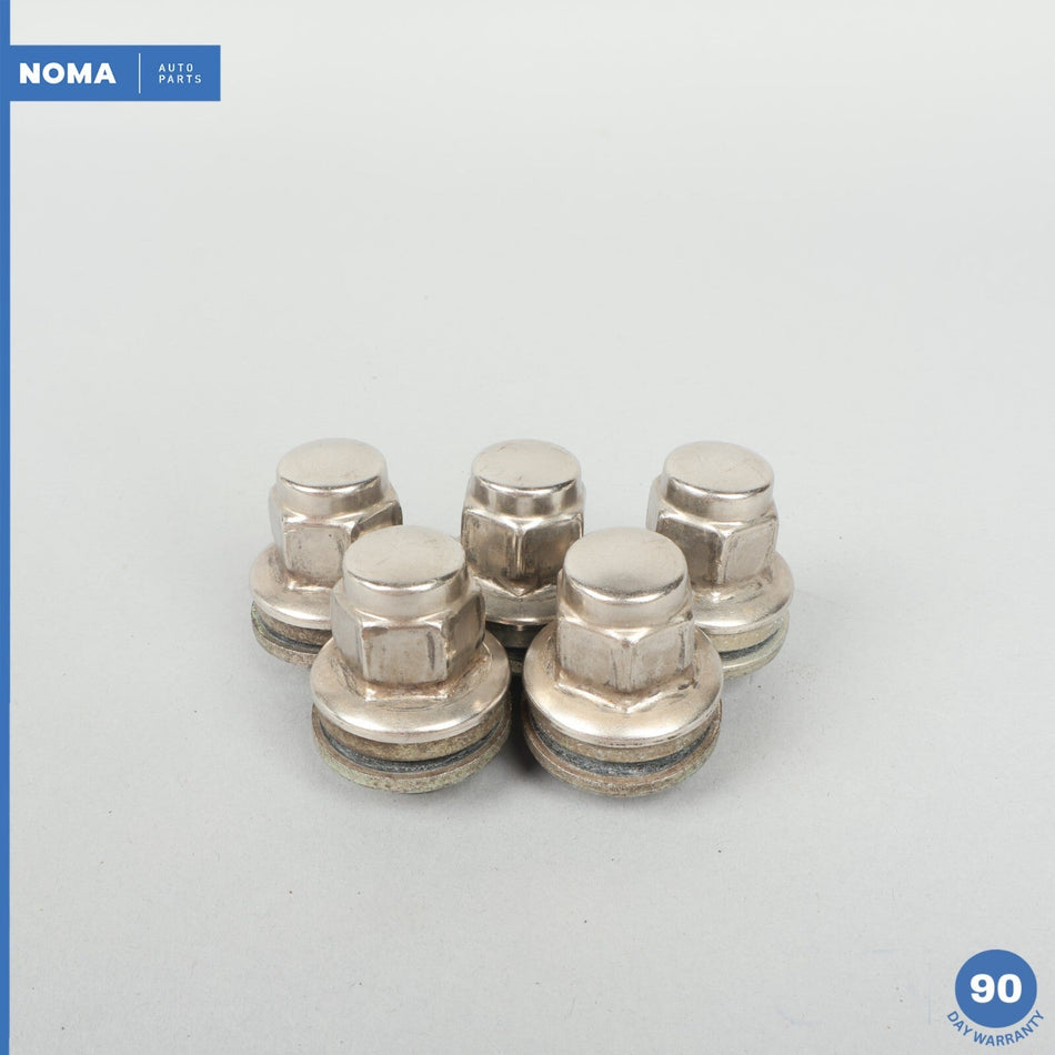 04-09 Jaguar XJ8 XJR VDP X350 Wheel Lug Nuts Bolts Set of 5 1X431012AA OEM