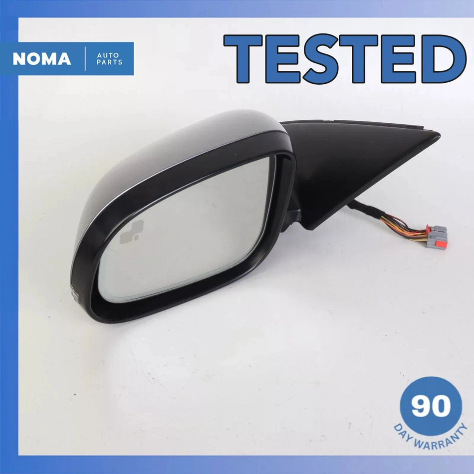 10-19 Jaguar X351 XJ XJR Left Side Rear View Door Mirror w/ Blind Spot OEM