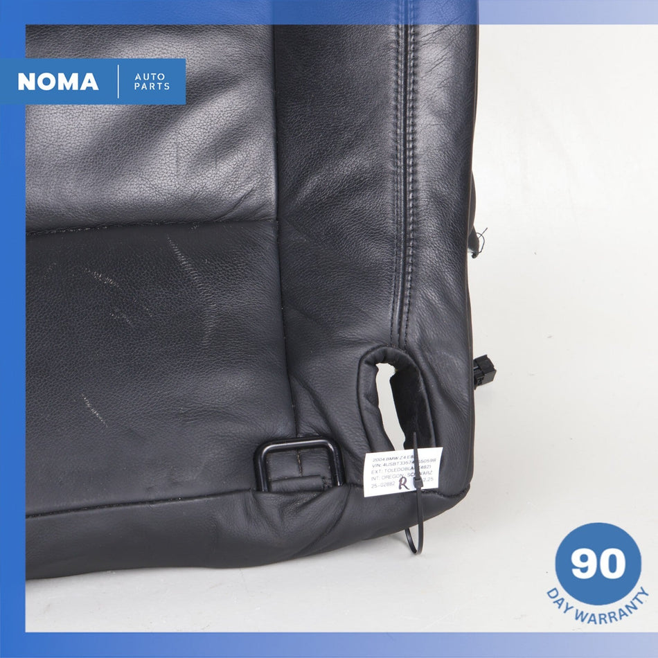 03-08 BMW E85 E86 Z4 Right Passenger Side Lower Bottom Seat Cushion Black OEM