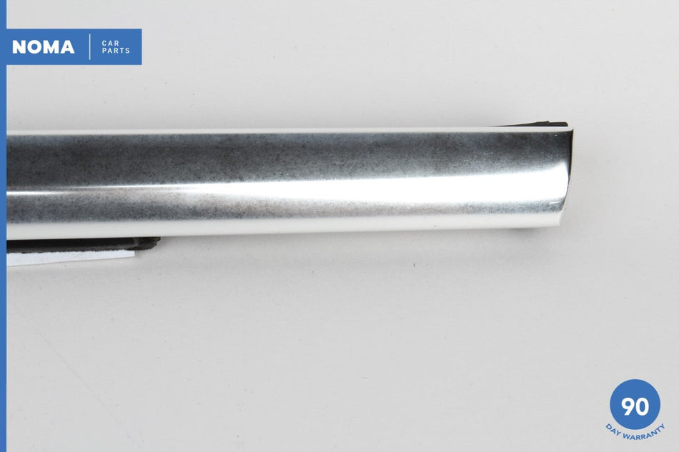 03-08 Jaguar S-Type X204 Rear Left Door Exterior Window Molding Seal Chrome OEM