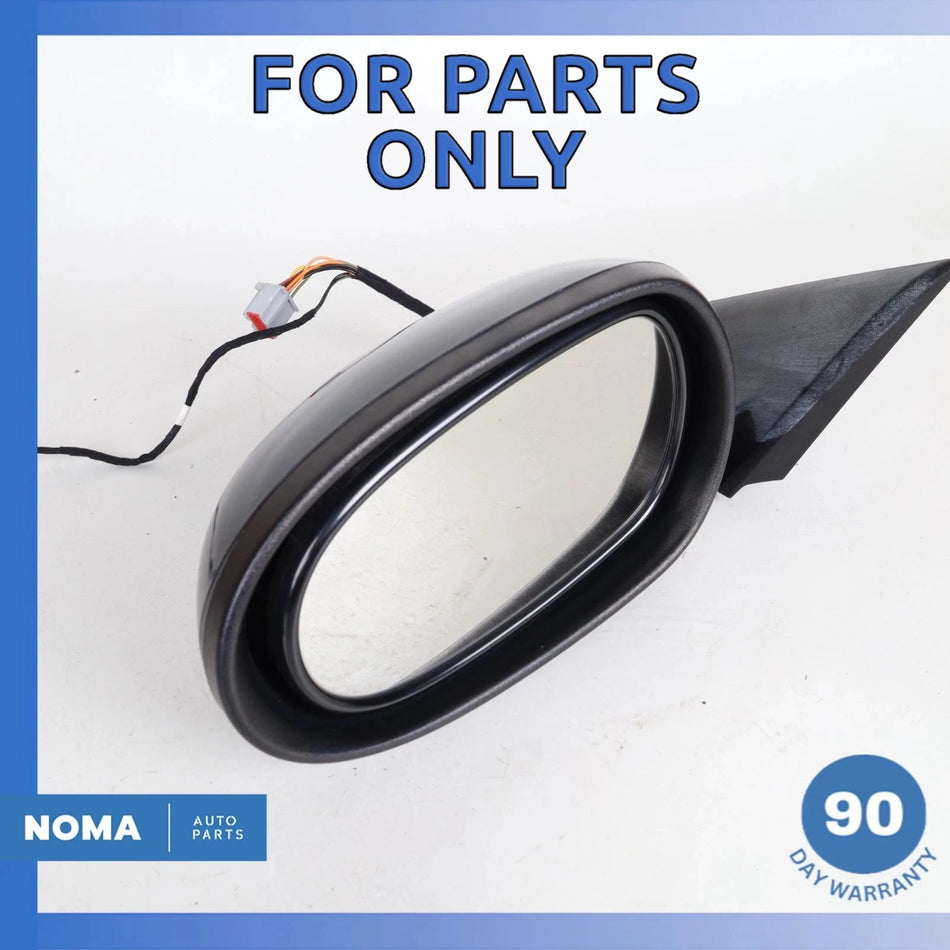07-09 Jaguar X150 XK XKR Left Door Rear View Mirror Black FOR PARTS ONLY