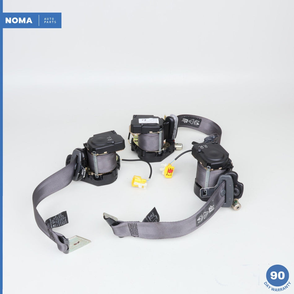 04-05 Jaguar XJ8 VDP X350 Rear Back Seat Belt Retractor Set Granite LGP OEM