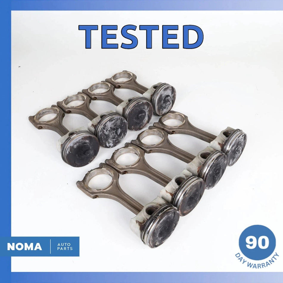 13-18 Audi D4 A8L S6 S7 4.0L Engine Piston Connecting Rod Set OEM