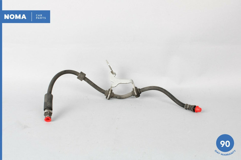 06-13 BMW 335i E92 E87 E90 1 3 Series X1 Front Left Brake Hose w/ Bracket OEM