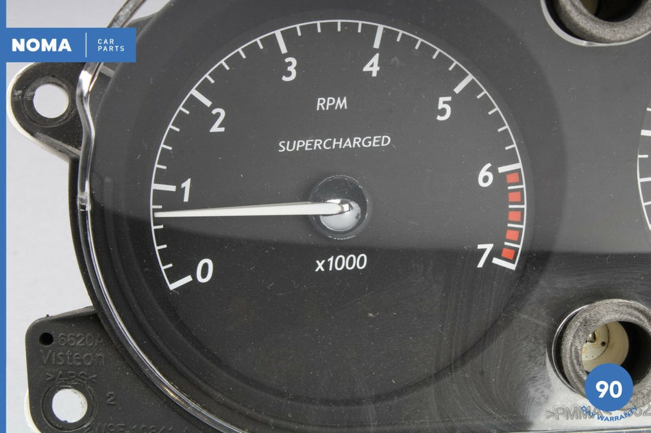 04-05 Jaguar XJR X350 Instrument Speedometer Gauge Cluster 2W9F10849DK OEM