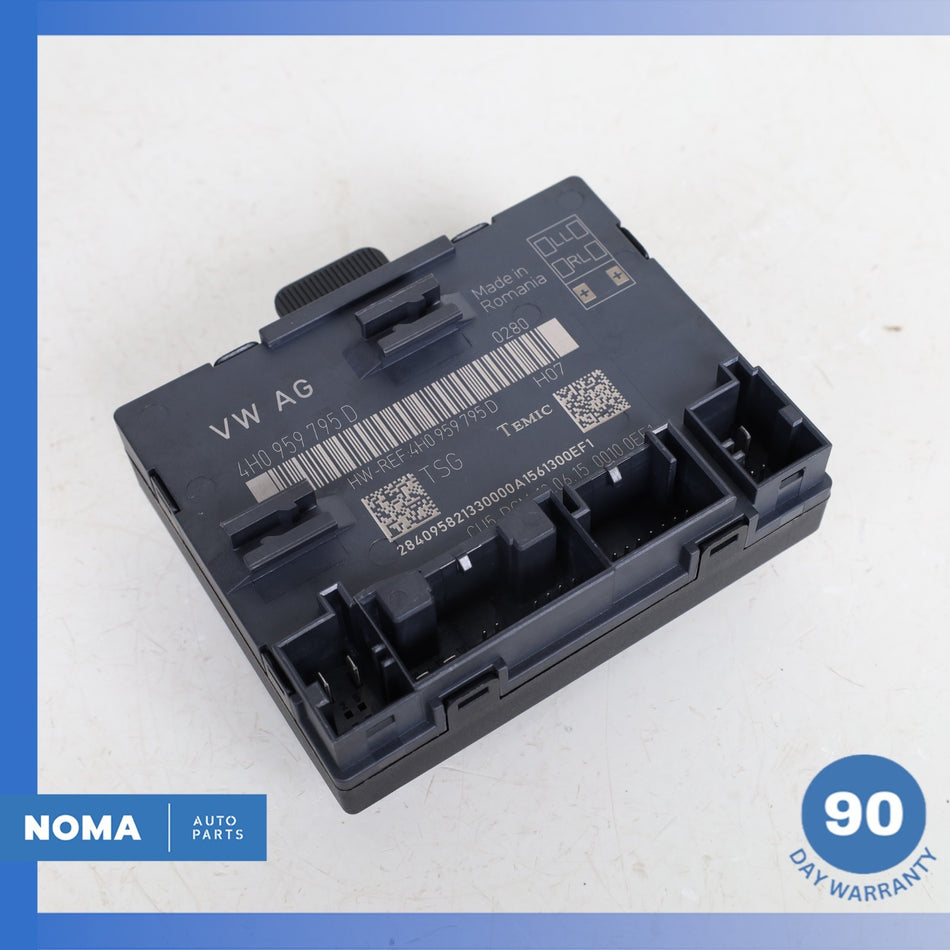2016 Audi D4 A8L A8 Rear Right or Left Door Control Module Unit 4H0959795D OEM