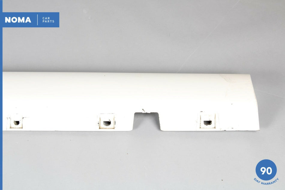 05-08 Jaguar S-Type X204 Left Driver Side Skirt Rocker Molding White NEG OEM
