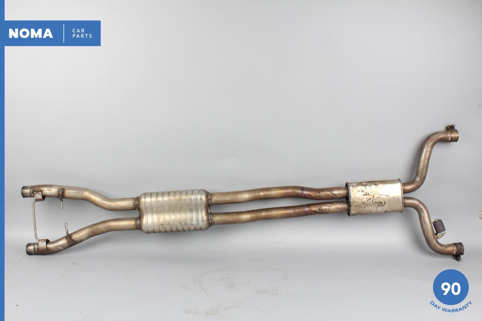 10-12 Jaguar XJ XJR X351 LWB 5.0L N/A Intermediate Exhaust Muffler Dual Pipe OEM