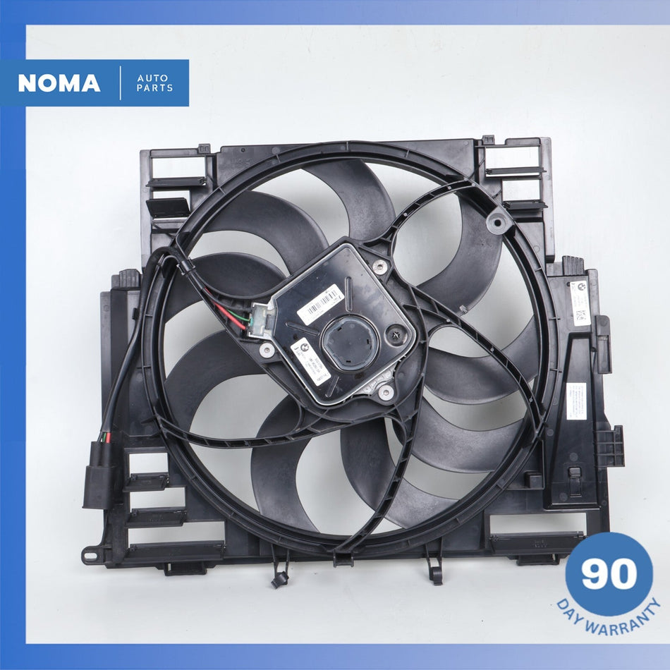 12-16 BMW F10 528i Engine Radiator Cooling Fan Motor Assembly 8641951 OEM