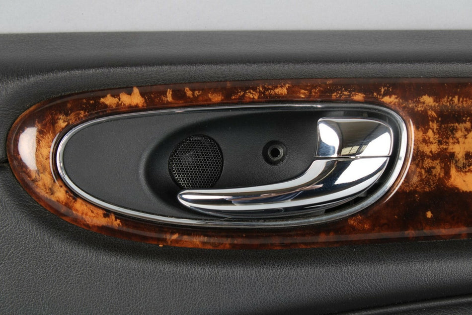 05-07 Jaguar XJ8 X350 Front Right Passenger Side Door Panel Trim Wood OEM