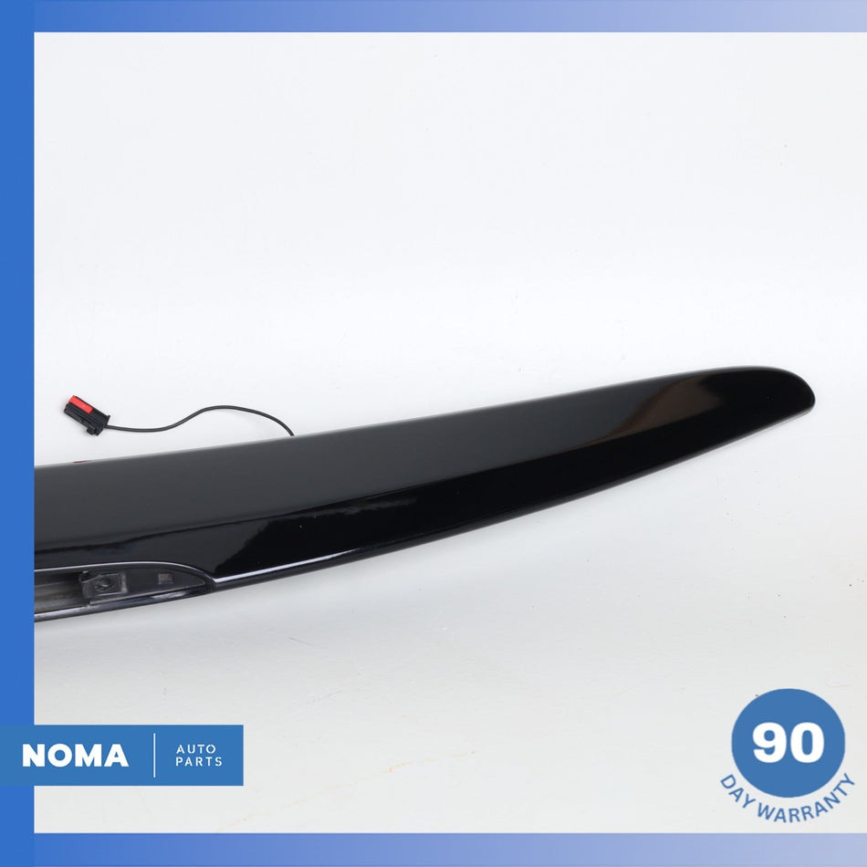 07-15 Jaguar X150 XK XKR Trunk Lid Molding Trim Spoiler Wing Ebony Black OEM