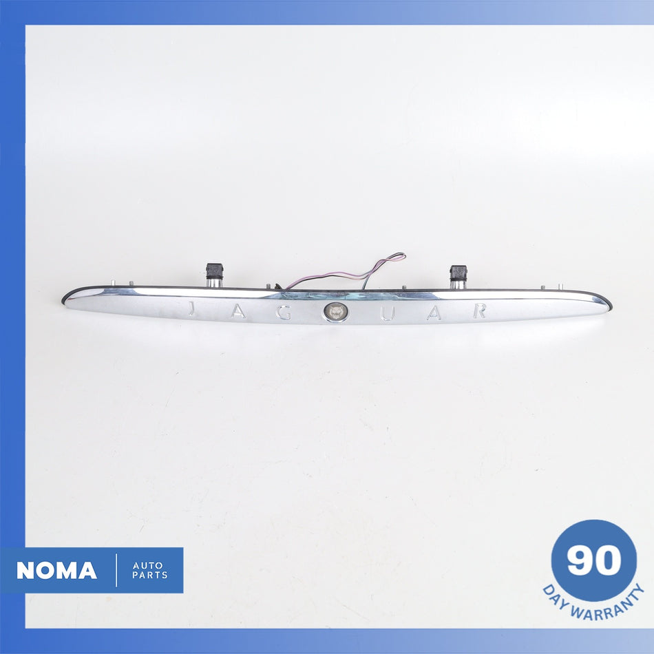00-06 Jaguar X100 XK8 Rear Trunk Bezel License Plate Light Lamp Trim Chrome OEM