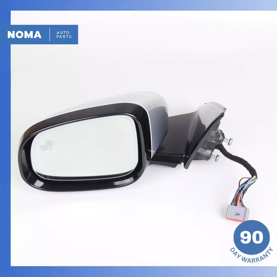 10-19 Jaguar X351 XJ XJR Left Side Rear View Door Mirror w/ Blind Spot OEM 75k