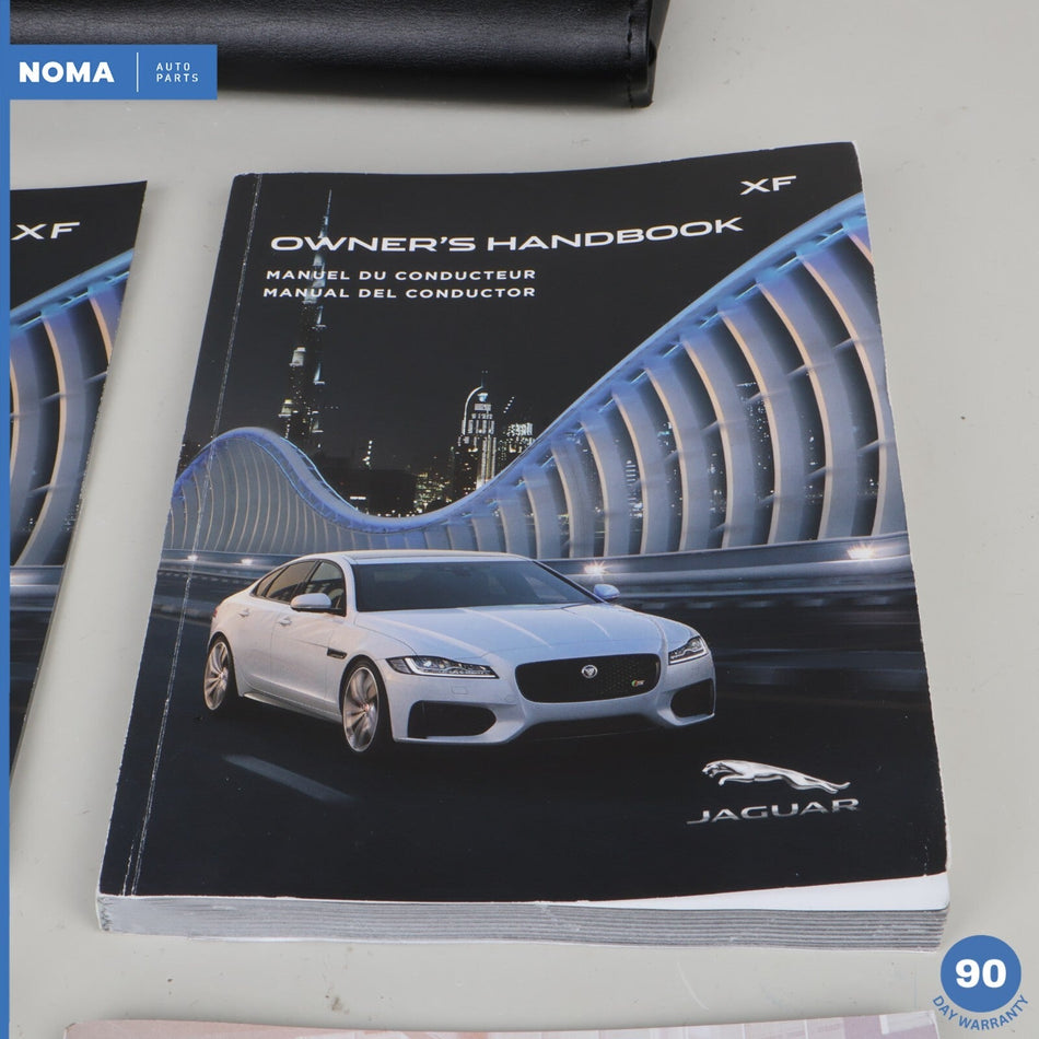 2016 Jaguar XF X260 Driver's Handbook Service Passport w/ Leather Folder OEM