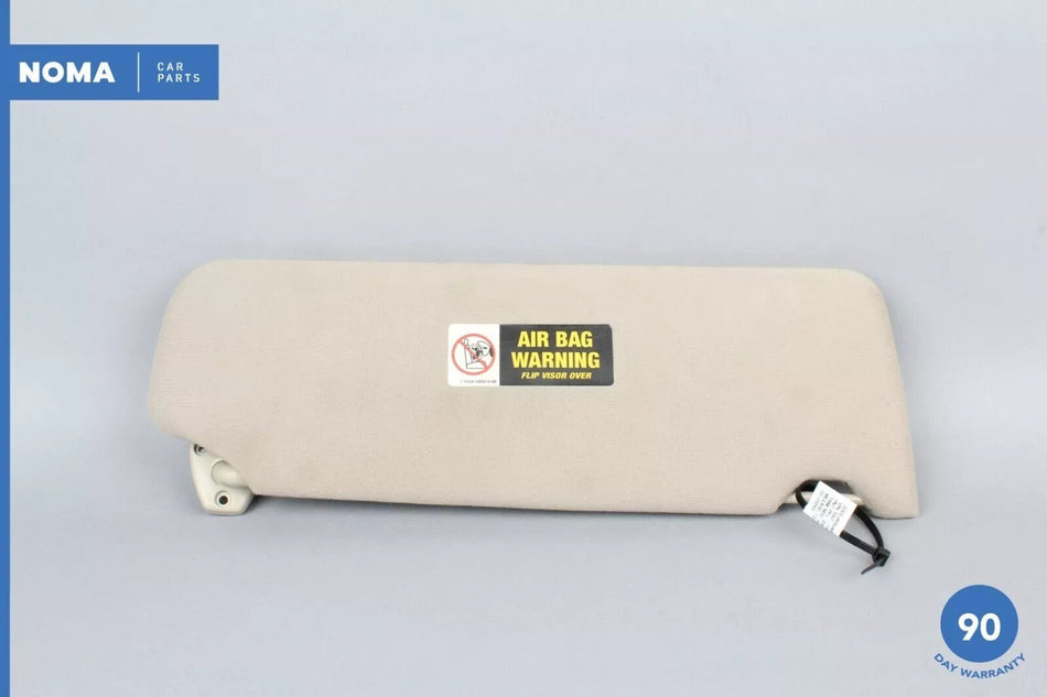 98-03 Jaguar X308 XJ8 XJR VDP Left Driver Side Sun Visor Shade Beige OEM