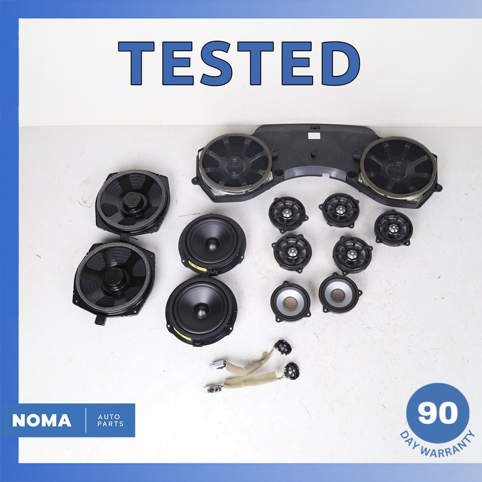 10-19 Jaguar X351 XJ XJR Front & Rear 1200W Premium Speaker Set OEM