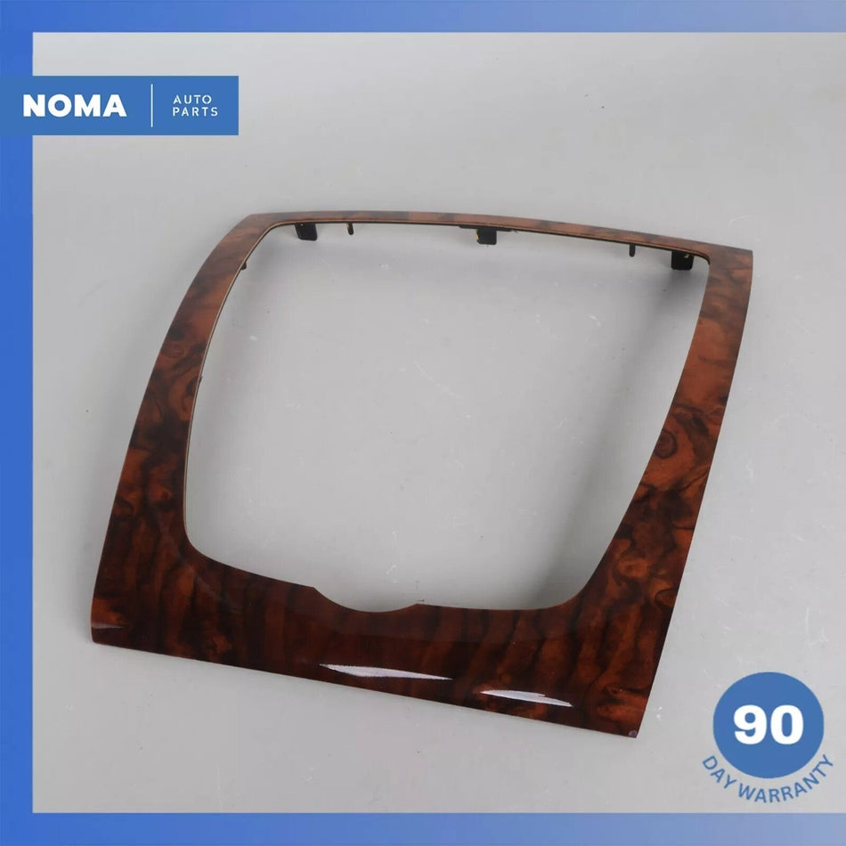 07-15 Jaguar X150 XK XKR Dashboard Center Dash Panel Radio Cover Trim Wood OEM