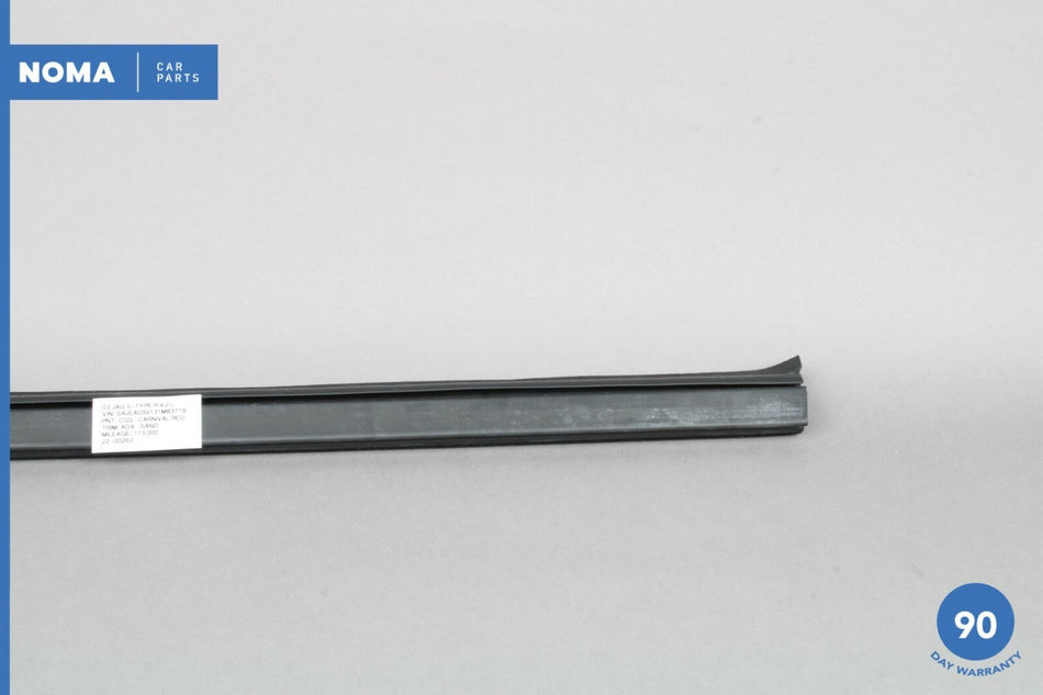 03-08 Jaguar S-Type R X202 Rear Right Passenger Side Lower Door Window Seal OEM