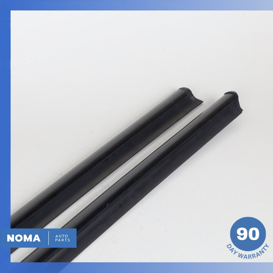 97-06 Jaguar X100 XK8 Right & Left Door Outside Window Molding Seal Set OEM
