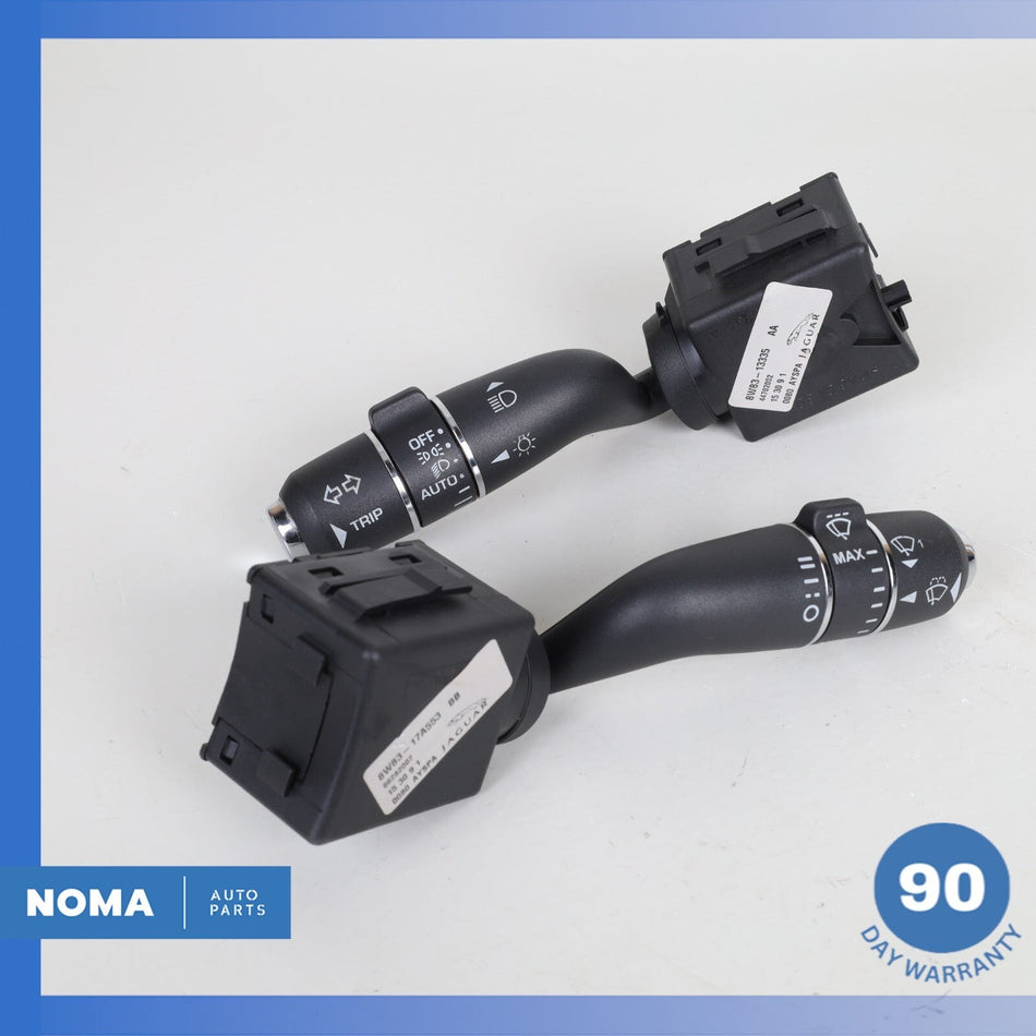 10-22 Jaguar X152 F-Type Headlight Turn Signal Wiper Control Switch Set OEM 65k