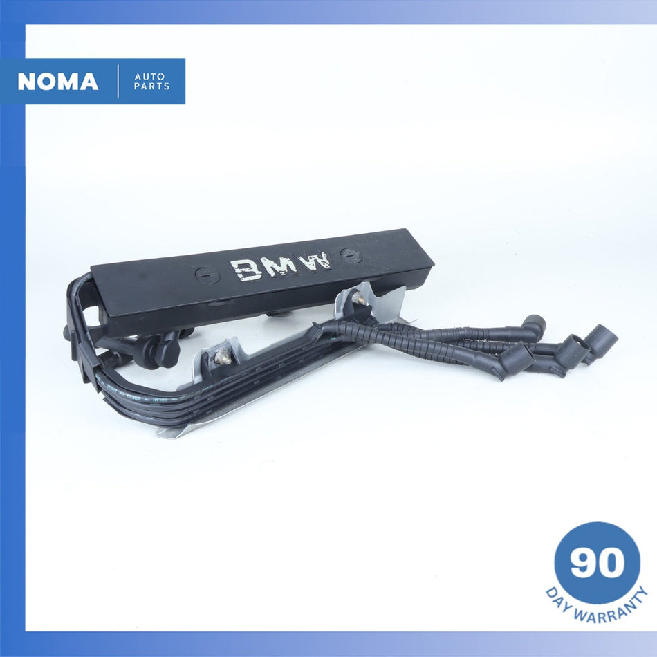 96-99 BMW E36 Z3 Ignition Coil Coils Cable Wire Set w/ Cover 12121247523 OEM