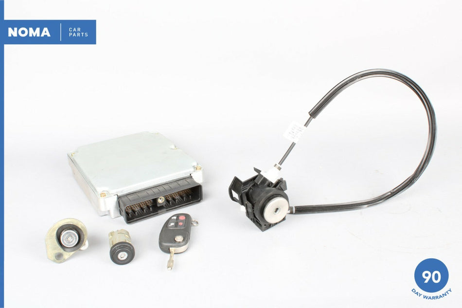 04-06 Jaguar S-Type X204 ECM ECU Ignition w/ Key Fob 4R8310K975BA OEM