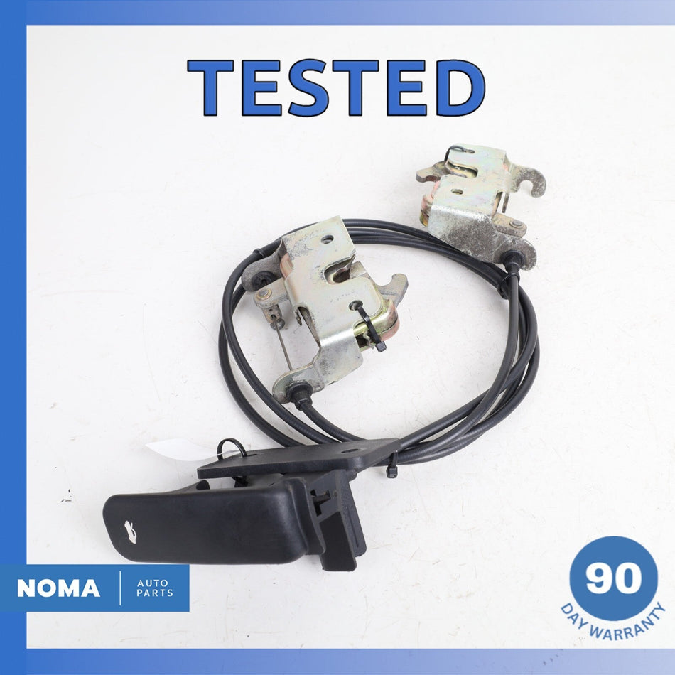 94-96 Jaguar XJS Series 3 Right & Left Hood Bonnet Lid Lock w/ Handle OEM