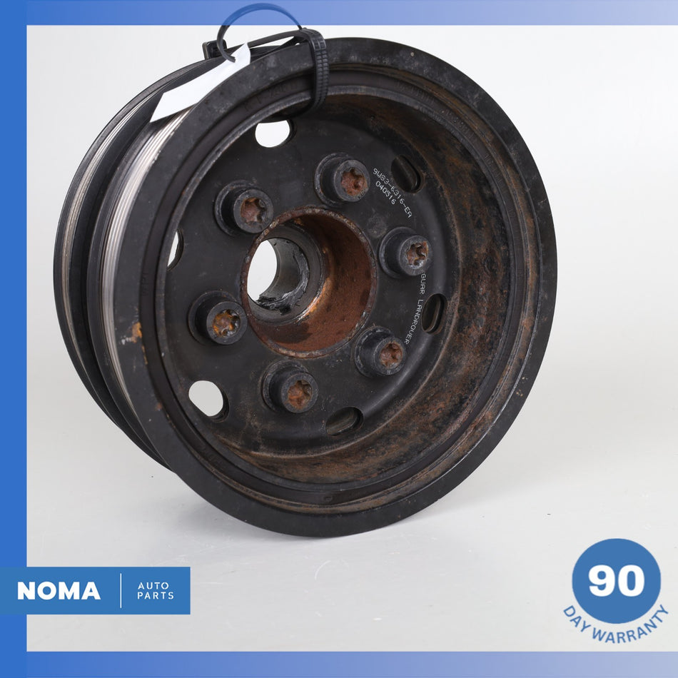 10-23 LR Range Rover L405 F-Type XF Engine Crankshaft Balancer Pulley OEM