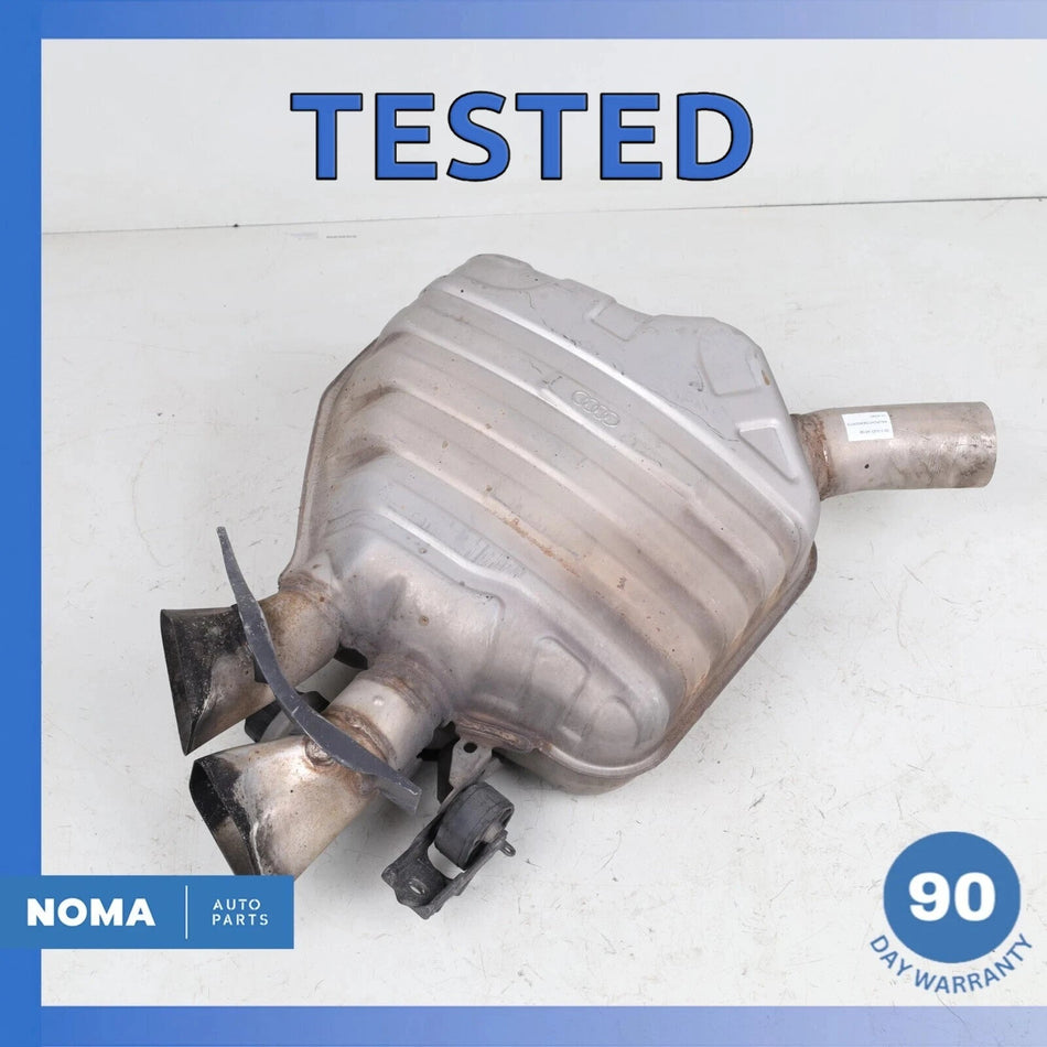 13-15 Audi D4 A8L Rear Right Side Exhaust Muffler Assembly 4H0253610AC OEM