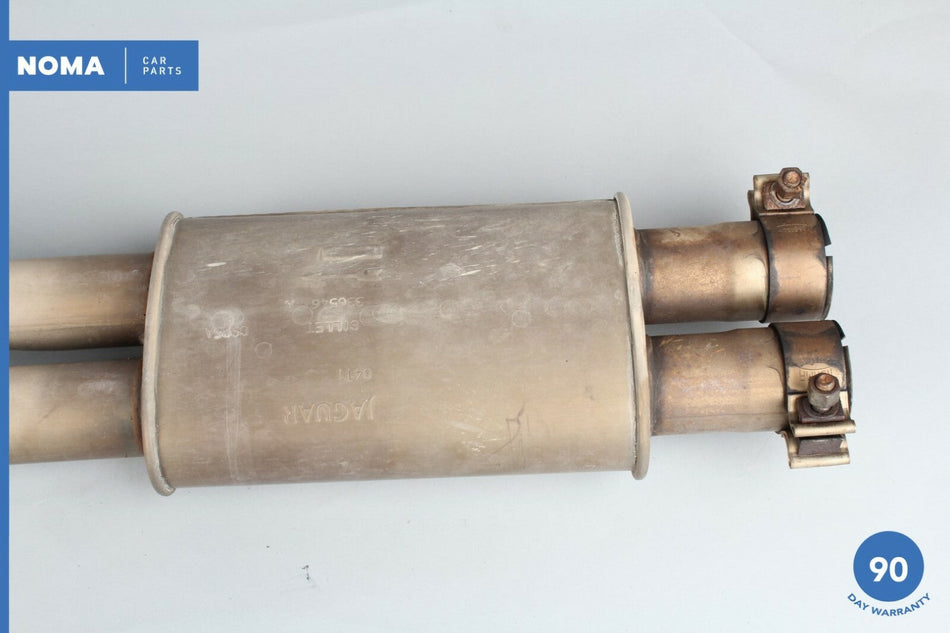 10-11 Jaguar XF X250 5.0L Rear Middle Center Exhaust Silencer Muffler Pipe OEM