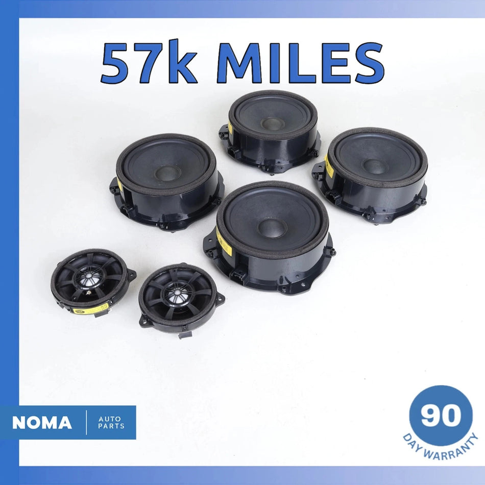 16-23 Jaguar X761 F-Pace / L551 Evoque Meridian Premium Speaker Set OEM 57k