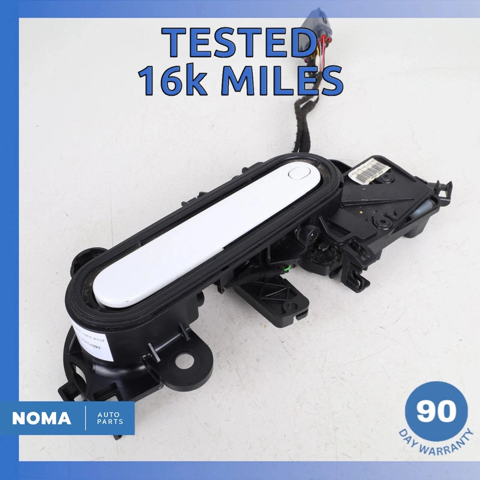 14-20 Jaguar X152 F-Type Right Passenger Side Exterior Door Handle White OEM 16k