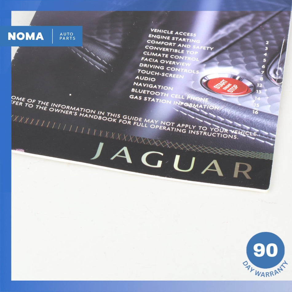 2009 Jaguar X150 XK Owner's Operator Maintenance Manual Book OEM