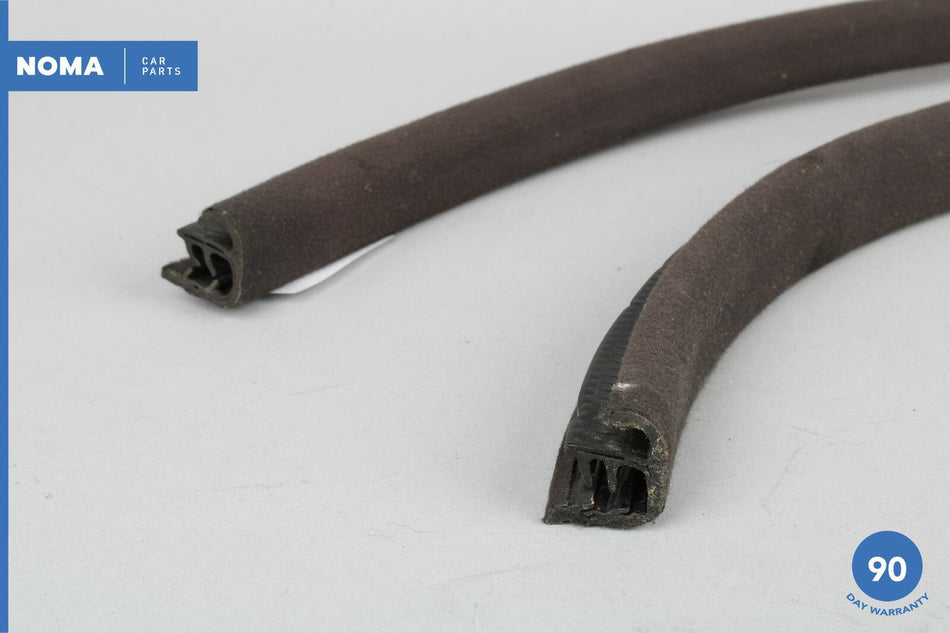 97-06 Jaguar X100 XK8 Front Right Door Window Molding Seal Inside Set of 2 OEM