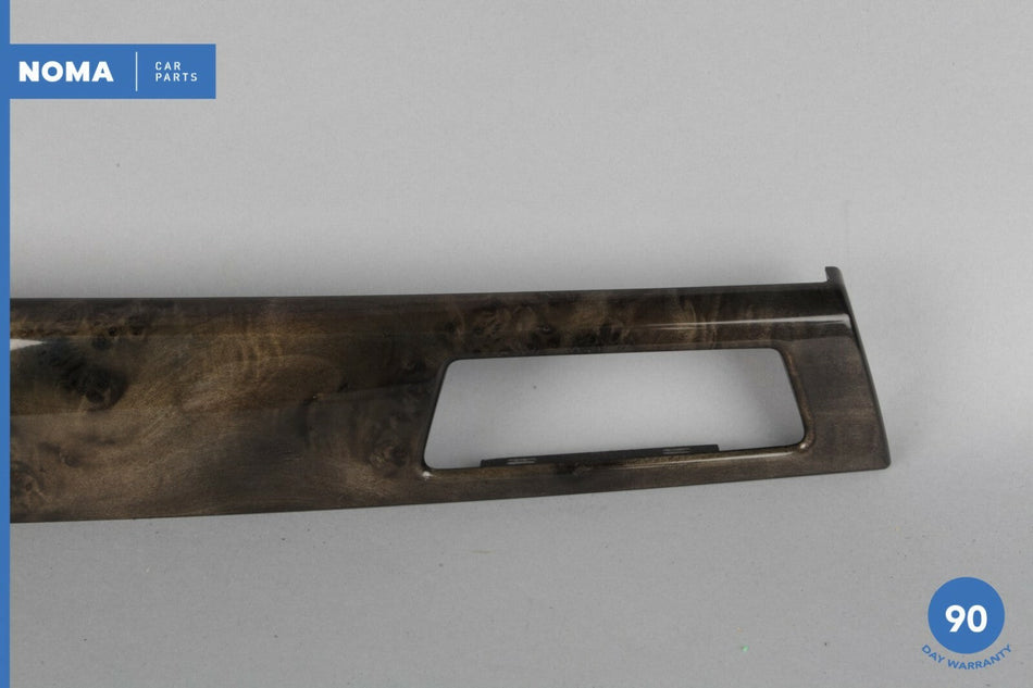 07-10 BMW 335i E92 Front Upper Center Dash Board Wood Trim Panel 7132851 OEM