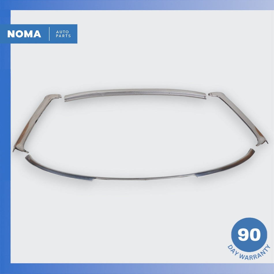 86-96 Jaguar XJS Convertible Exterior Windshield Molding Set Chrome OEM