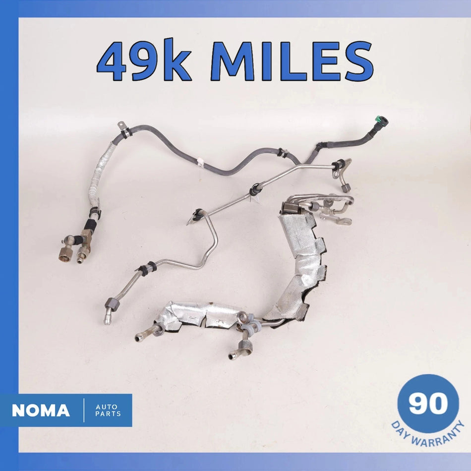 13-24 Jaguar X152 F-Type XJ High Pressure Fuel Pump Feed Hose Line Set OEM 49k