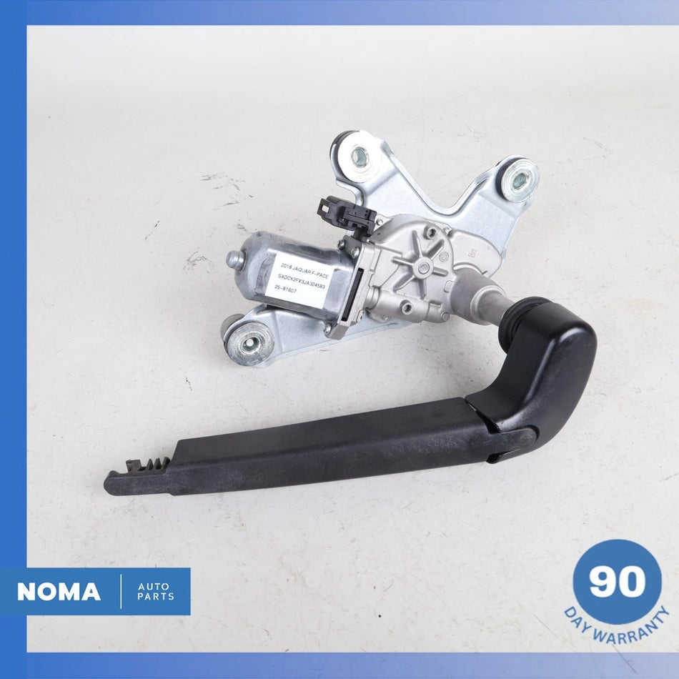 2018 Jaguar X761 F-Pace Rear Windshield Linkage Wiper Washer Motor w/Arm OEM 84k