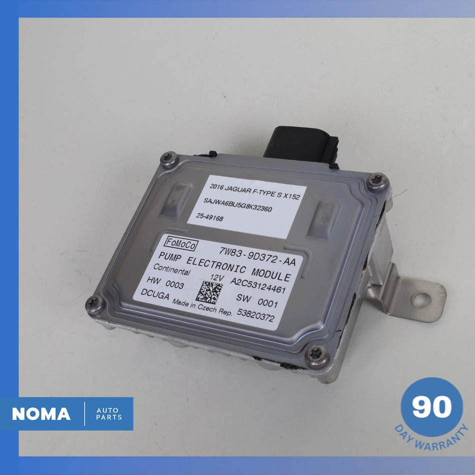 07-24 Jaguar X152 F-Type XK XF Gas Fuel Pump Control Module 7W839D372AA OEM
