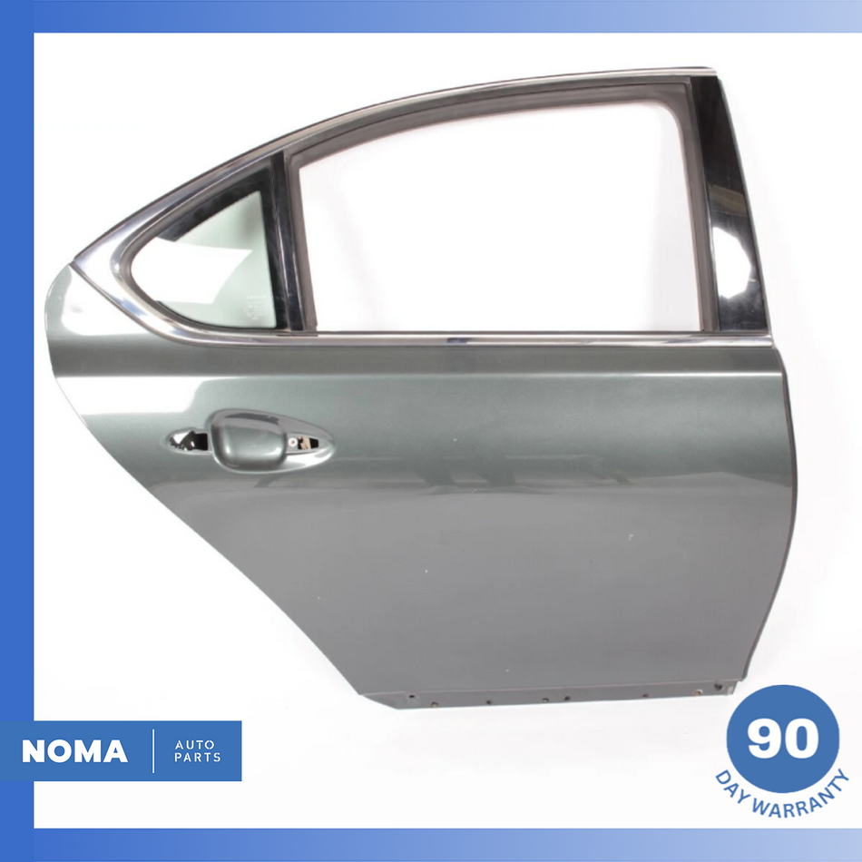 07-17 Lexus LS460 XF40 Rear Right Passenger Side Door Panel w/ Wiring 6V0 OEM
