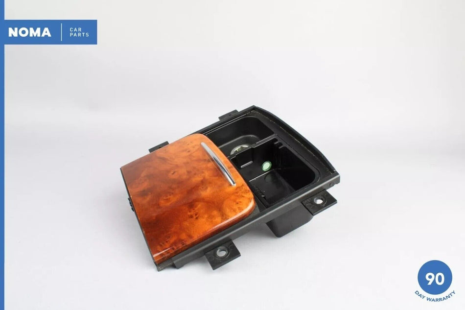 07-15 Jaguar X150 XK Center Console Ash Tray Storage Wood Cover Panel Trim OEM