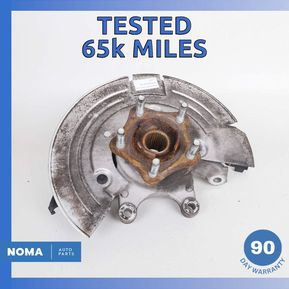 14-20 Jaguar X152 F-Type Rear Left Side Spindle Knuckle Hub w/ Shield OEM 65k