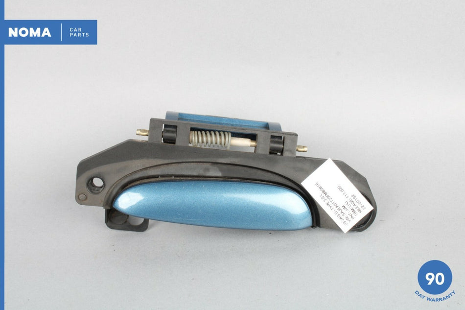 03-05 Jaguar S-Type X202 Rear Left Driver Side Exterior Door Handle Blue JJM OEM