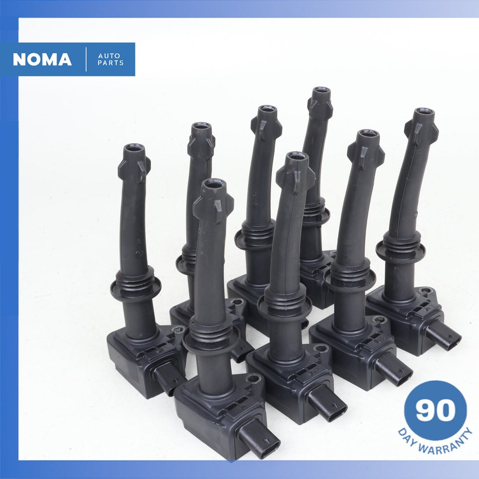 10-14 Jaguar X250 XF XK Engine Motor Ignition Coil Set of 8 8W9312A366DA OEM