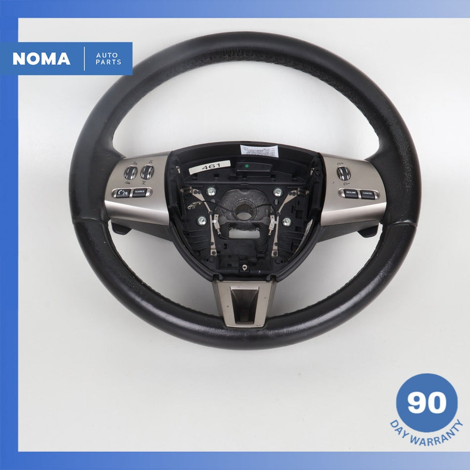 07-11 Jaguar X150 XK XF Steering Wheel w/ Paddle Shifters Black 6W833L598DD OEM